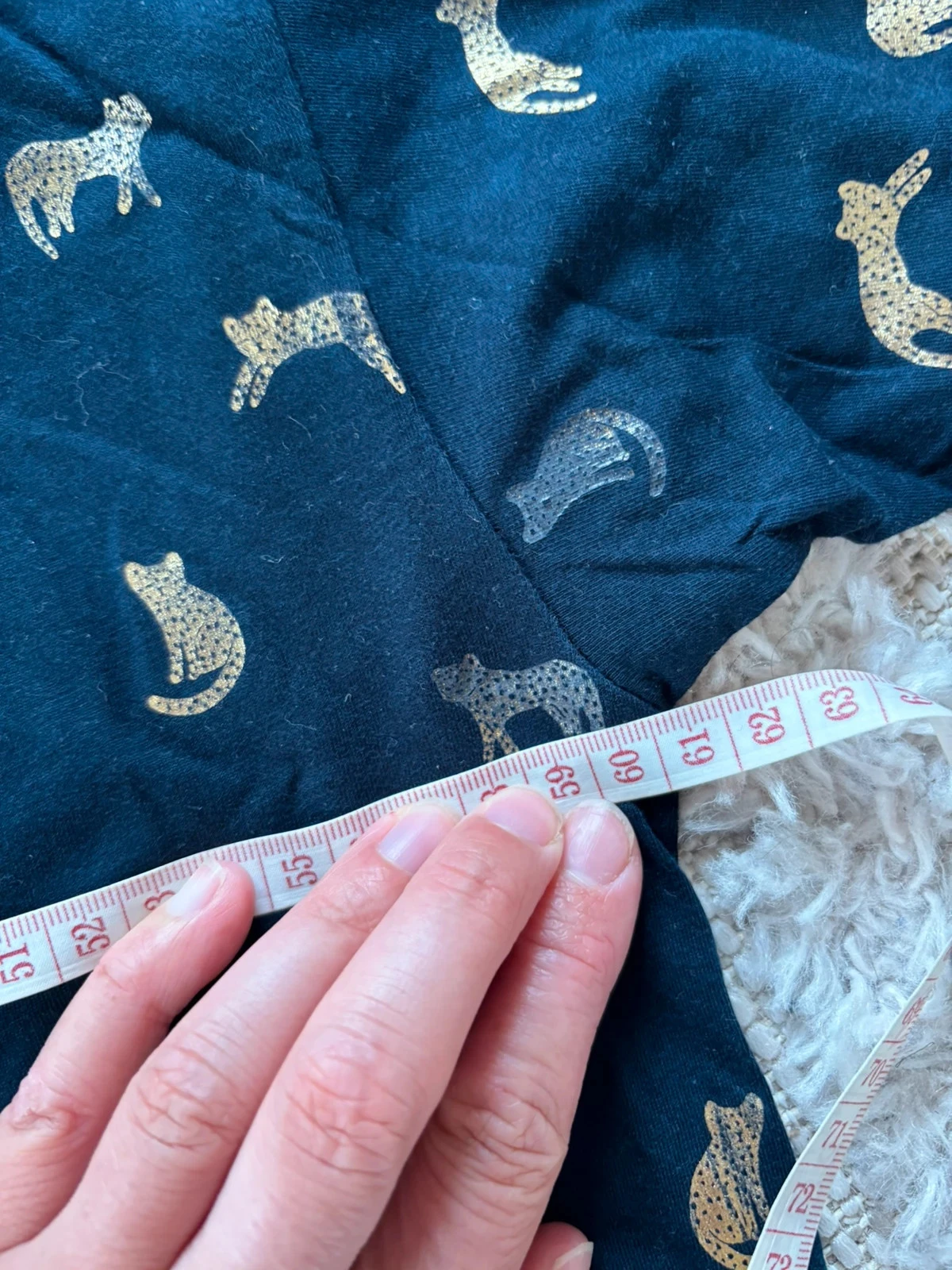 Golden feline print Des Petits Hauts t-shirt – Size 1 (36/S) – photo 6